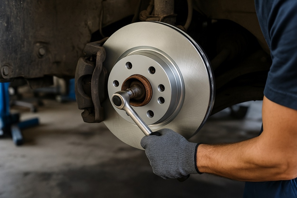 Замена тормозных дисков